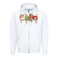 White Christmas gingerbread cookies Zipper Hoodie - texasbilliewilder