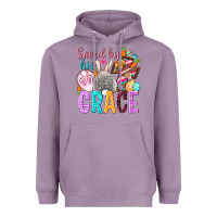 Lavender Saved by his grace Easter Day Heavyweight Hoodie - HowdyJamesFarm