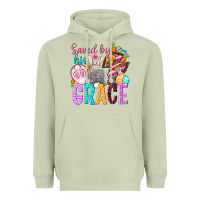 Matcha Saved by his grace Easter Day Heavyweight Hoodie - HowdyJamesFarm