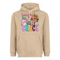 Mushroom Saved by his grace Easter Day Heavyweight Hoodie - HowdyJamesFarm