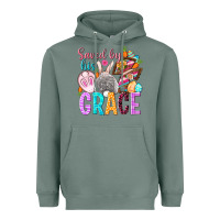 Sage Saved by his grace Easter Day Heavyweight Hoodie - HowdyJamesFarm