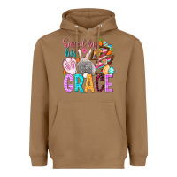 Toasted Coconut Saved by his grace Easter Day Heavyweight Hoodie - HowdyJamesFarm