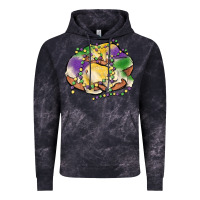 Cloud Black mardi gras king cake Vintage Hoodie - MaliasSmallBusiness