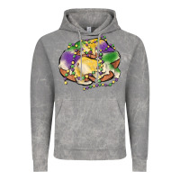 Cloud Rock mardi gras king cake Vintage Hoodie - MaliasSmallBusiness