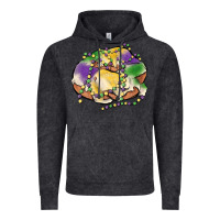 Vintage Black mardi gras king cake Vintage Hoodie - MaliasSmallBusiness