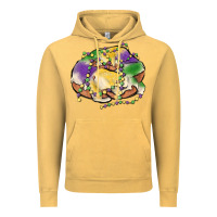 Vintage Mustard mardi gras king cake Vintage Hoodie - MaliasSmallBusiness