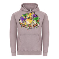 Vintage Zinc mardi gras king cake Vintage Hoodie - MaliasSmallBusiness
