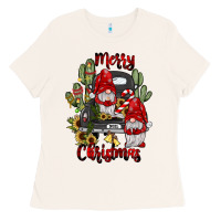 Bone farm truck,merry christmas gnome Ladies Tee - JahusDesignShop