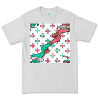 Dove Grey Nurse Gloves Seamless Pattern Premium Tee - BundleAndBundleShop