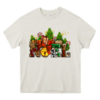 Cream western noel Christmas gifts Heavy Core Tee - AdoDesignShop