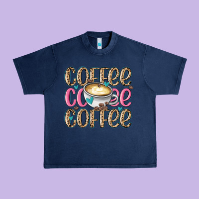 Coffee Coffee Coffee Urban Heavy Tee Designed By Maliassmallbusiness