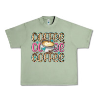 Oil Green coffee coffee coffee Urban Heavy Tee - MaliasSmallBusiness