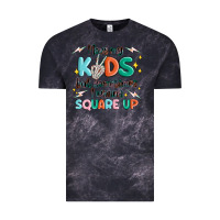 Cloud Black i love my kids but sometimes i wanna square up Vintage Tee - MaliasSmallBusiness