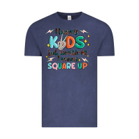 Vintage Denim i love my kids but sometimes i wanna square up Vintage Tee - MaliasSmallBusiness