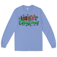 Colony Blue merry christmas Long Sleeve Tee - BundleAndBundleShop