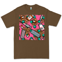 Cacao Medicines And Pills Seamless Pattern Premium Tee - BundleAndBundleShop