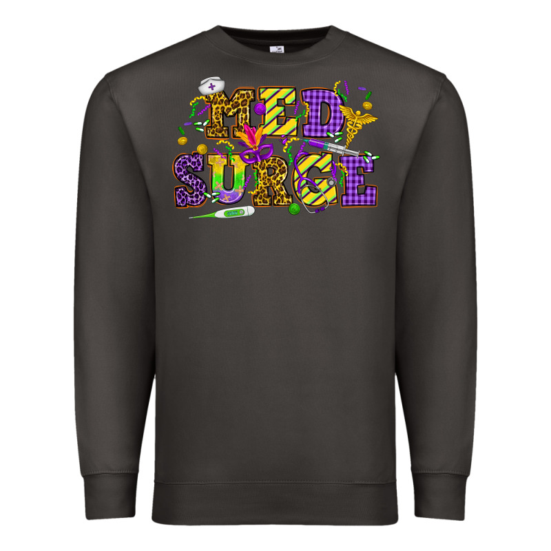 Mardi Gras Med Surge Premium Sweatshirt by HowdyJamesFarm | Teevron