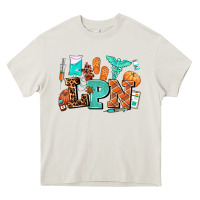 Cream lpn fall nurse with Heavy Core Tee - AdoDesignShop