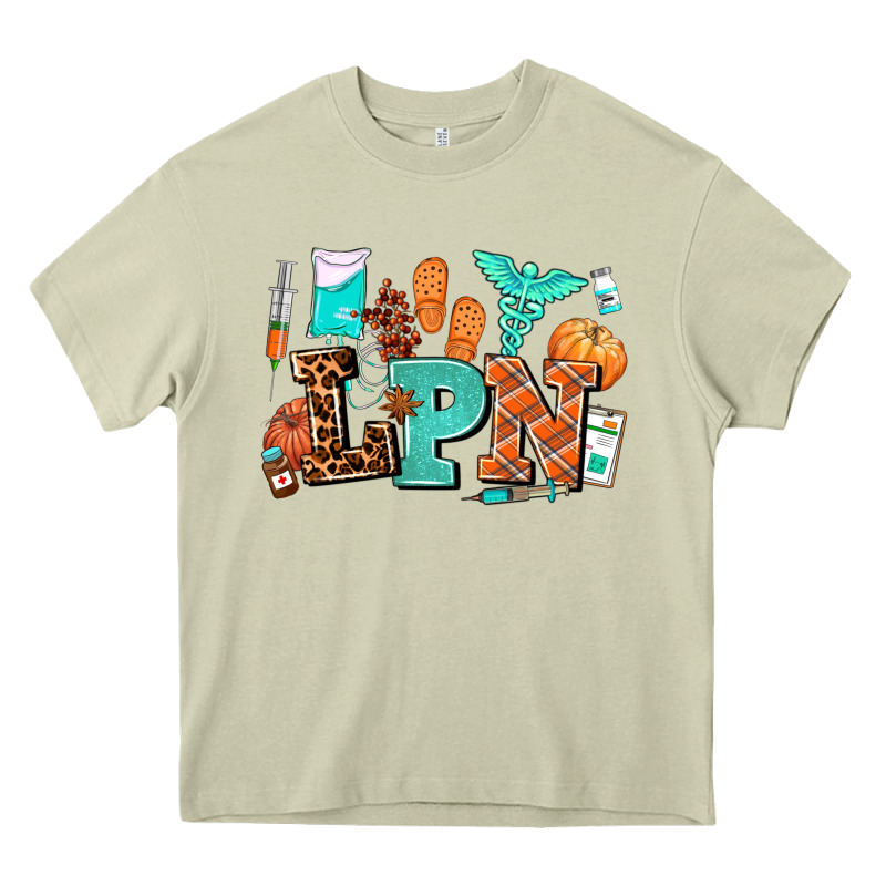 Lpn Fall Nurse With Heavy Core Tee by AdoDesignShop | Teevron