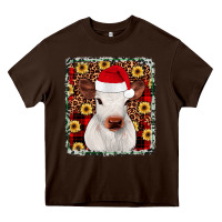 Chocolate Brown heifer christmas Heavy Core Tee - JahusDesignShop