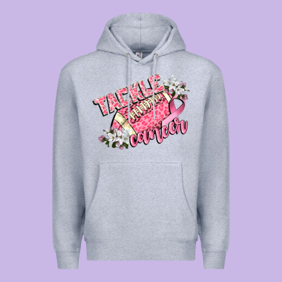 Tackle Cancer Premium Hoodie Designed By Cowgirlartshop