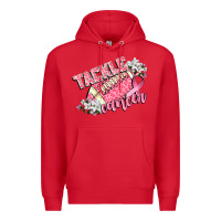 Red tackle cancer Premium Hoodie - CowGirlArtShop