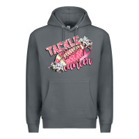 Rock tackle cancer Premium Hoodie - CowGirlArtShop