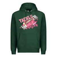 Sports Green tackle cancer Premium Hoodie - CowGirlArtShop