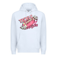 White tackle cancer Premium Hoodie - CowGirlArtShop