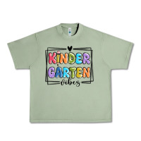 Oil Green kinder garten vibes Urban Heavy Tee - MaliasSmallBusiness