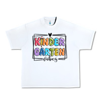 White kinder garten vibes Urban Heavy Tee - MaliasSmallBusiness