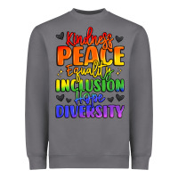 Storm inspirational words in rainbow colors Heavyweight Sweatshirt - LillyAllenDesigns
