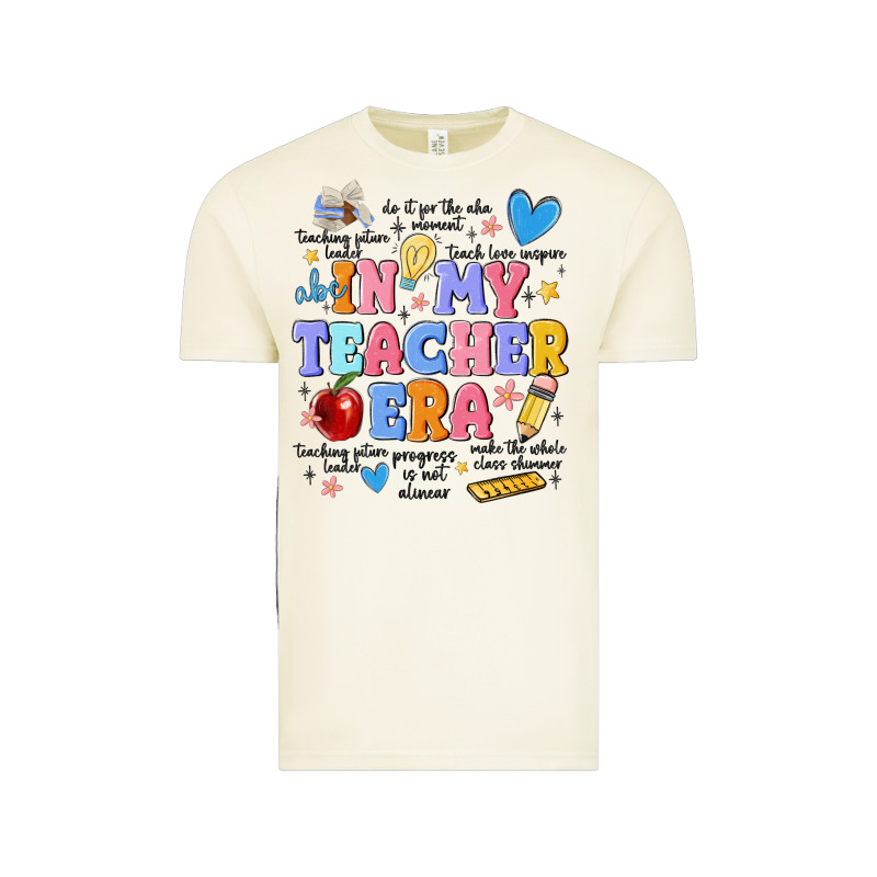 In My Teacher Era Vintage Tee by MaliasSmallBusiness | Teevron