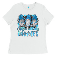 White chillin' with my gnomies Ladies Tee - JahusDesignShop