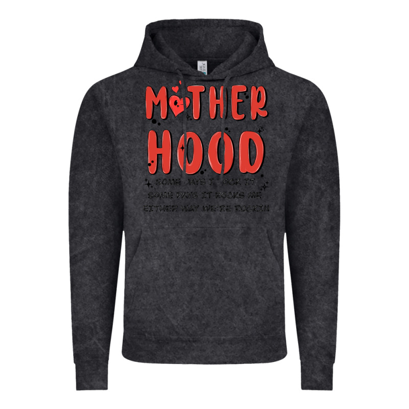 Motherhood Some Day I Rock It Vintage Hoodie by MaliasSmallBusiness | Teevron