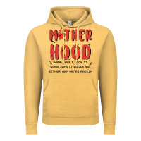 Vintage Mustard motherhood some day i rock it Vintage Hoodie - MaliasSmallBusiness