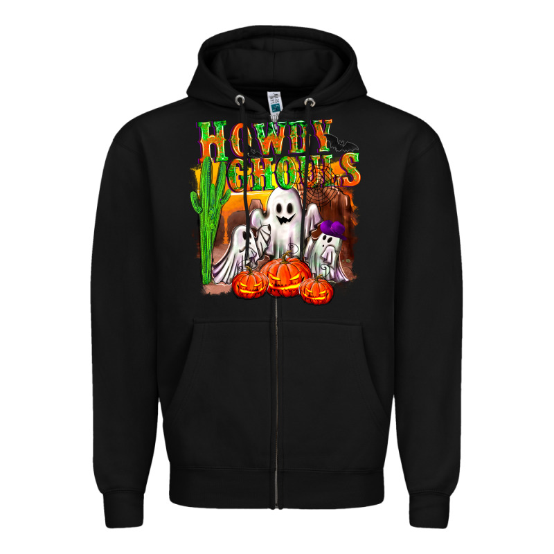 Howdy Ghouls Zipper Hoodie by NancyCooperArtShop | Teevron