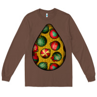 Chestnut christmas  teardrop Long Sleeve Tee - BundleAndBundleShop