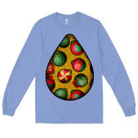 Colony Blue christmas  teardrop Long Sleeve Tee - BundleAndBundleShop