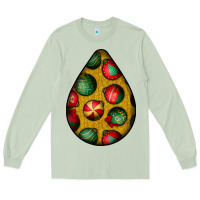 Matcha christmas  teardrop Long Sleeve Tee - BundleAndBundleShop