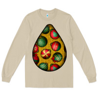 Mushroom christmas  teardrop Long Sleeve Tee - BundleAndBundleShop
