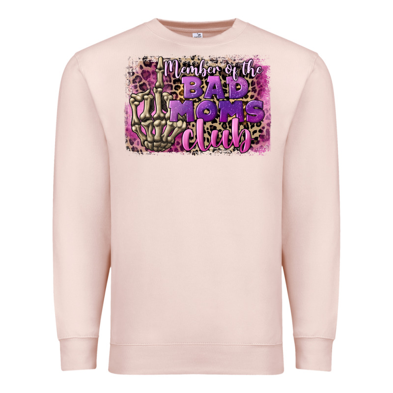 Member Of The Bad Moms Club Mother's Day Premium Sweatshirt by CowGirlArtShop | Teevron