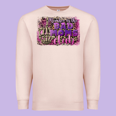 Member Of The Bad Moms Club Mother's Day Premium Sweatshirt Designed By Cowgirlartshop