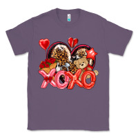 Lavender xo xo with leopard and cowhide heart Classic Tee - NancyCooperArtShop