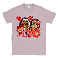 Lilac xo xo with leopard and cowhide heart Classic Tee - NancyCooperArtShop