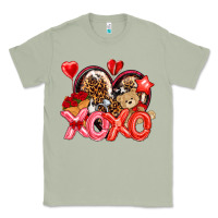 Matcha xo xo with leopard and cowhide heart Classic Tee - NancyCooperArtShop