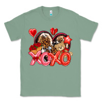 Sage xo xo with leopard and cowhide heart Classic Tee - NancyCooperArtShop