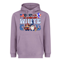 Lavender Red white cool with gnomies 4th of july Heavyweight Hoodie - HowdyJamesFarm