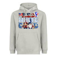 Moon Dust Red white cool with gnomies 4th of july Heavyweight Hoodie - HowdyJamesFarm