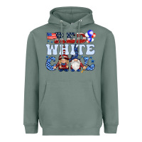 Sage Red white cool with gnomies 4th of july Heavyweight Hoodie - HowdyJamesFarm